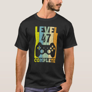 47th Birthday Ladies Mens Level 47 Years 1975 T-Shirt