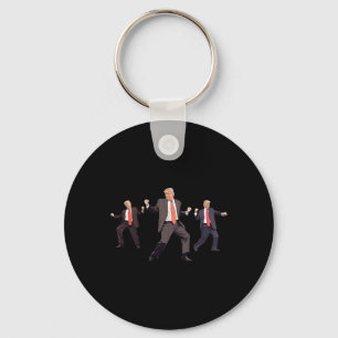 47th President Donald Trump Dance Won Get Over It  Keychain