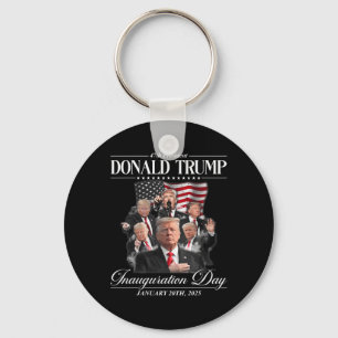 47th President Donald Trump Inauguration Day Jan 2 Keychain