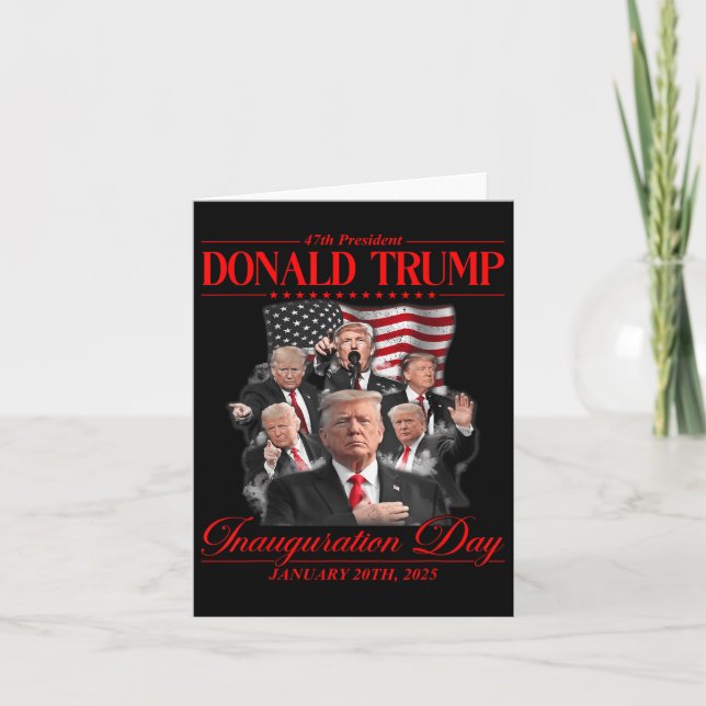 47th President United State Inauguration Trump 202 Card (Front)
