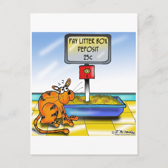 4833_cat_cartoon postcard (Front)