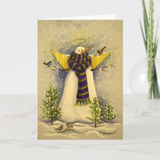 4881 Snow Angel & Birds Sympathy Card
