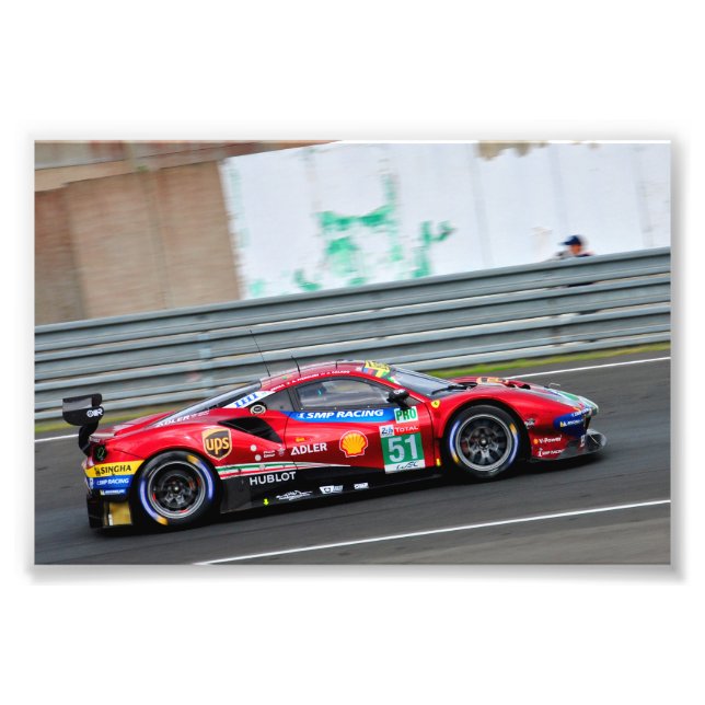 488 GTE EVO 24 Hours of Le Mans 2018 Photo Print (Front)