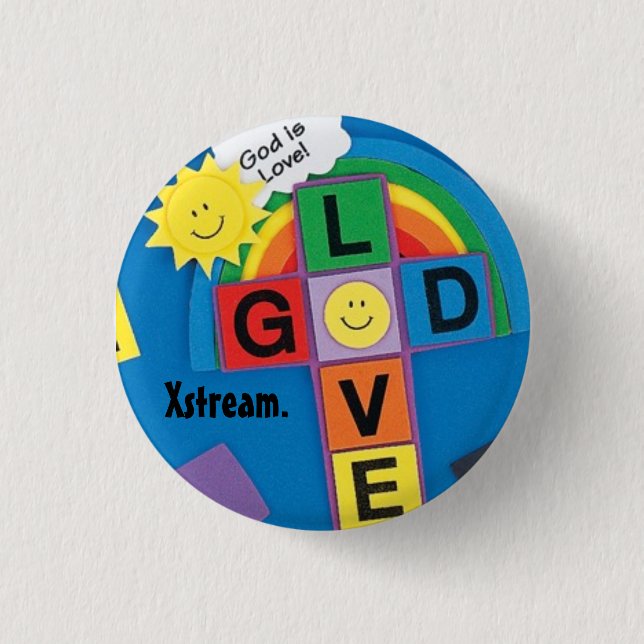 48_1520, Xstream. - Customized 1 Inch Round Button (Front)