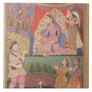 48.6/2 folio 138 Farhad recounts his adventures to Tile