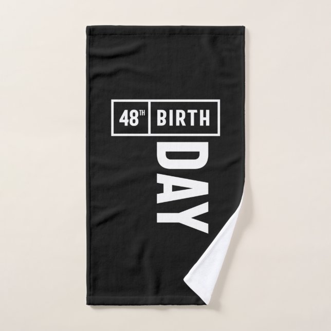 48 Ans - 48e Anniversaire Drôle Cadeau (Serviette à main)