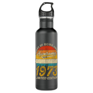 48 Year Old Bday 1973 Awesome Since 48th Birthday 710 Ml Water Bottle
