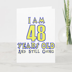 48 Years Birthday Cards | Zazzle CA