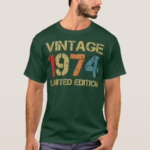48 years Old Gifts Vintage 1974 Limited Edition Bi T-Shirt