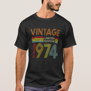 48 Years Old Vintage  1974 48th Birthday T-Shirt