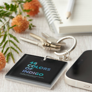 48COLORS OF INDIGO KEYCHAIN