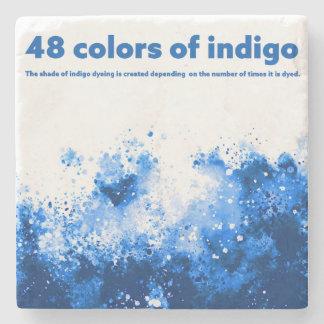 48colors of indigo stone coaster