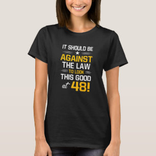 48th Birthday  48 Years Old Birthday Men Women T-Shirt