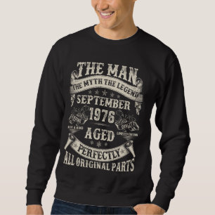 48th Birthday Gifts For Men 48 Year Old Bday Septe Sweatshirt