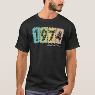 48th Birthday Ladies Mens 48 Years 1974 8 T-Shirt