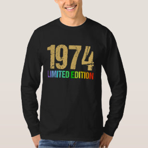 48th Birthday Ladies Mens 48 Years 1974     T-Shirt