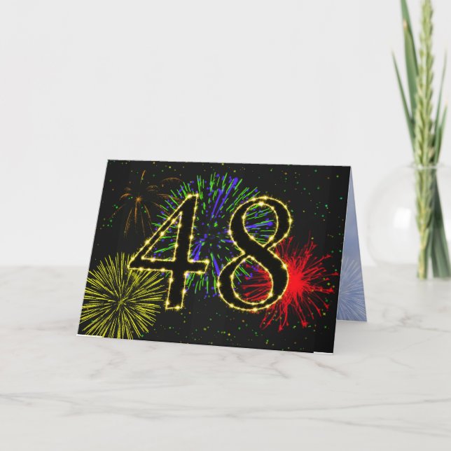 48th Birthday Party Invitation (Front)