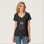 48th Birthday  T-Shirt<br><div class="desc">Make A Wish it’s Your Birthday! Happy Birthday!</div>