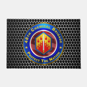 48th Chemical Brigade “Proven In Battle” Doormat