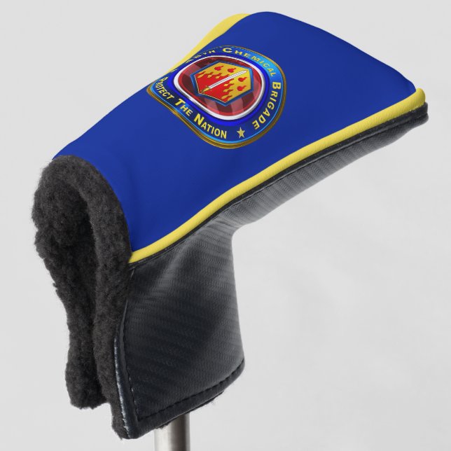 48th Chemical Brigade “Proven In Battle” Golf Head Cover (3/4 Front)