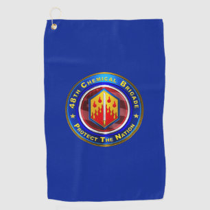 48th Chemical Brigade “Proven In Battle” Golf Towel