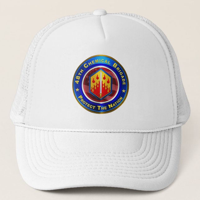 48th Chemical Brigade  Trucker Hat (Front)