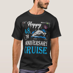 48th Wedding Anniversary Happy 48th Anniversary C T-Shirt