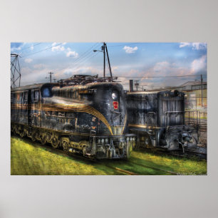 4919 - Pennsylvania Railroad electric locomotive Poster