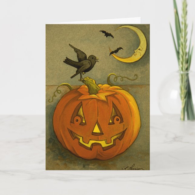 4923 Carte de voeux Halloween Mari du même sexe (Devant)