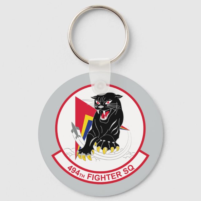 494th Fighter Squadron Keychain (Front)