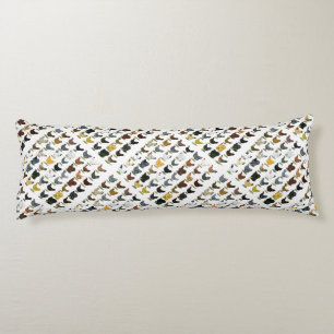 49 Chicken Hens Body Pillow