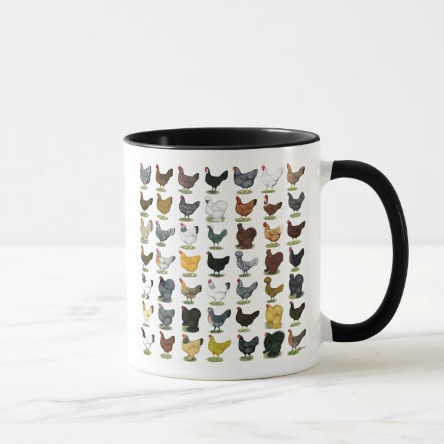 49 Chicken Hens Mug (Right)