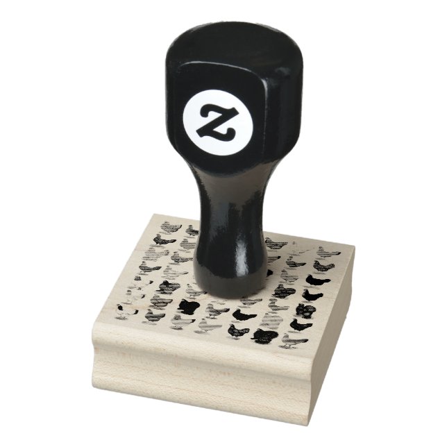 49 Chicken Hens Rubber Stamp (Stamp)