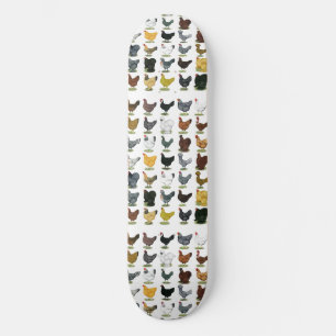 49 Chicken Hens Skateboard