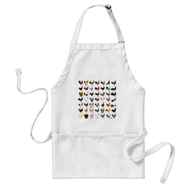 49 Roosters Standard Apron (Front)