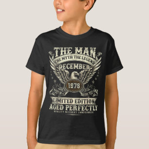 49 Year Old Legend Were Born In December 1976 Birt T-Shirt