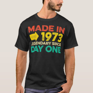 49 Year Old Men Women Born In 1973 Gifts For Birth T-Shirt