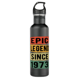 49 Years Old Bday 1973 Epic Legend 49th Birthday 710 Ml Water Bottle