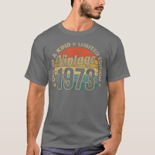 49 Years Old Vintage 1973 Limited Edition 49th Bir T-Shirt