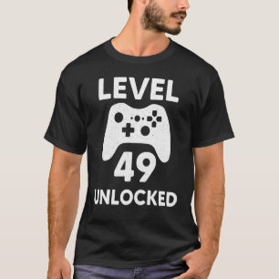 49th B-Day Gamers Gifts 49th Birthday Women Men Bo T-Shirt
