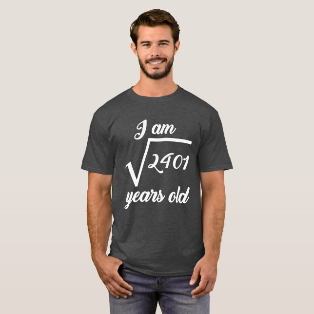 49th Birthday Square Root T-Shirts (Front Full)