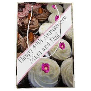 49th Wedding Anniversary   Medium Gift Bag