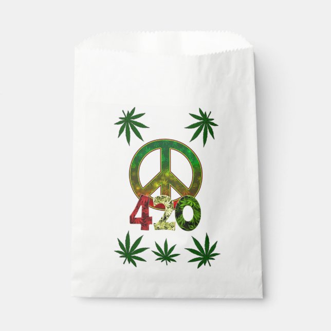 4 20 Peace Favour Bag (Front)