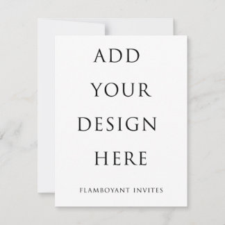 4.25”x5.5" Invitation / RSVP (10.8x14.0cm)