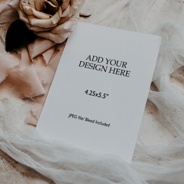 4.25x5.5" Card Printing (details card printing 4.25x5.5 inches, portrait enclosure card print, small card printing envelope)