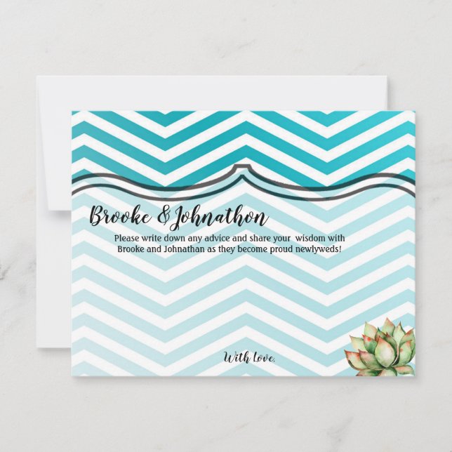 4.25x5.5 Carte conseil Boho Cactus Cactus Succulen (Devant)