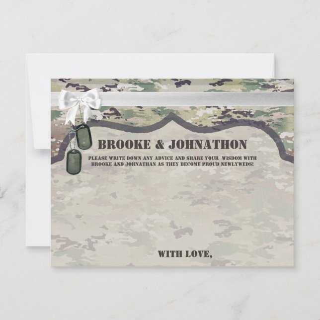 4,25x5,5 Carte de conseil Armée OCP Camo Uniform C (Devant)