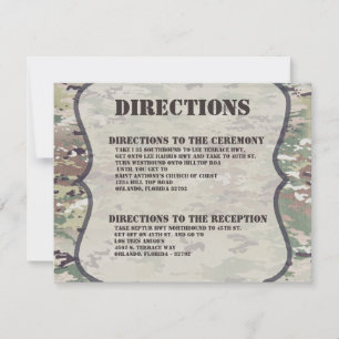 4.25x5.5 Direction Card Army Air Force OCP Camo