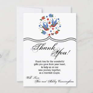 4,5 x 6,25 Cartes de remerciements Tatouage tradit