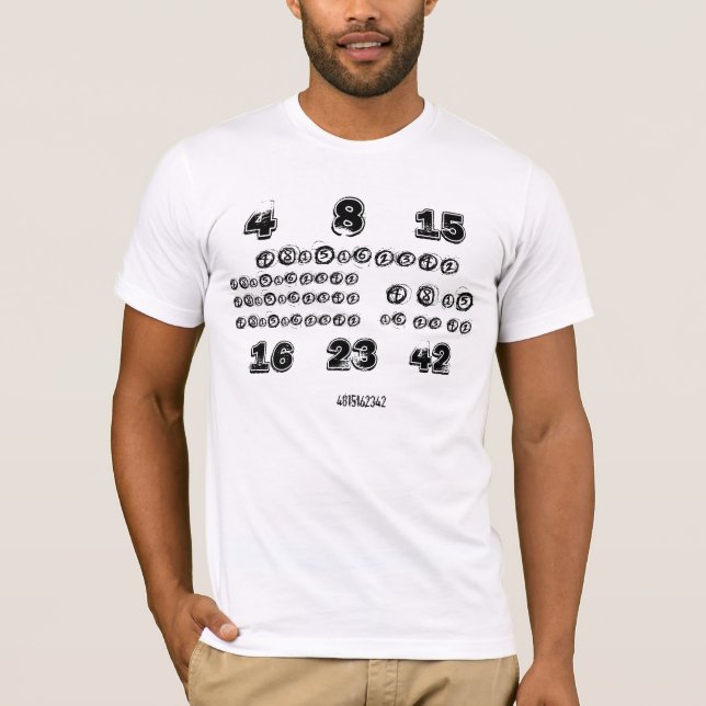 4 8 15 16 23 42 T-Shirt (Front)